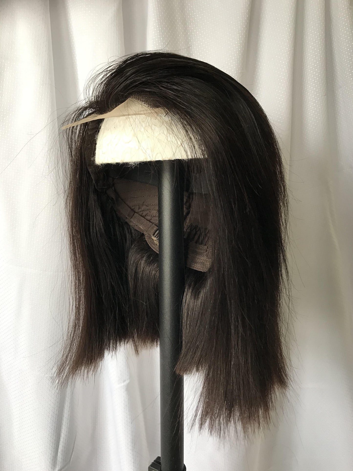 Bob  4 x  4 Lace Closure Natural Black