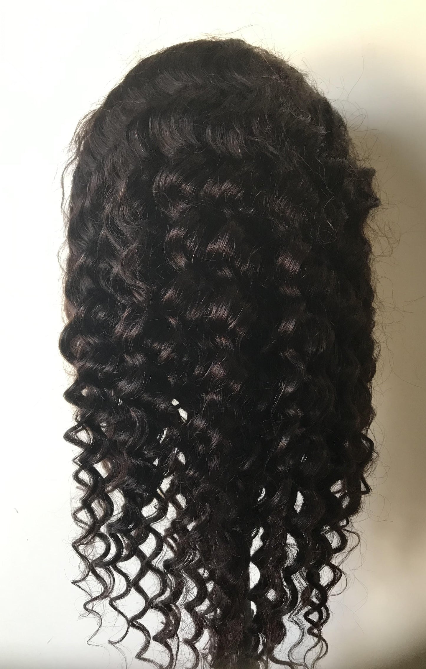 4 x 13 Lace Frontal Deep Wave  Natural Black