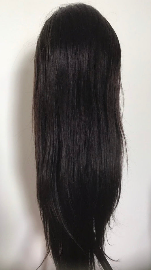 360 Full Lace Frontal Straight  Natural Black