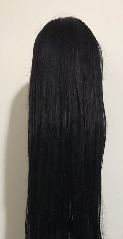 360 Full Lace Frontal Straight  Natural Black