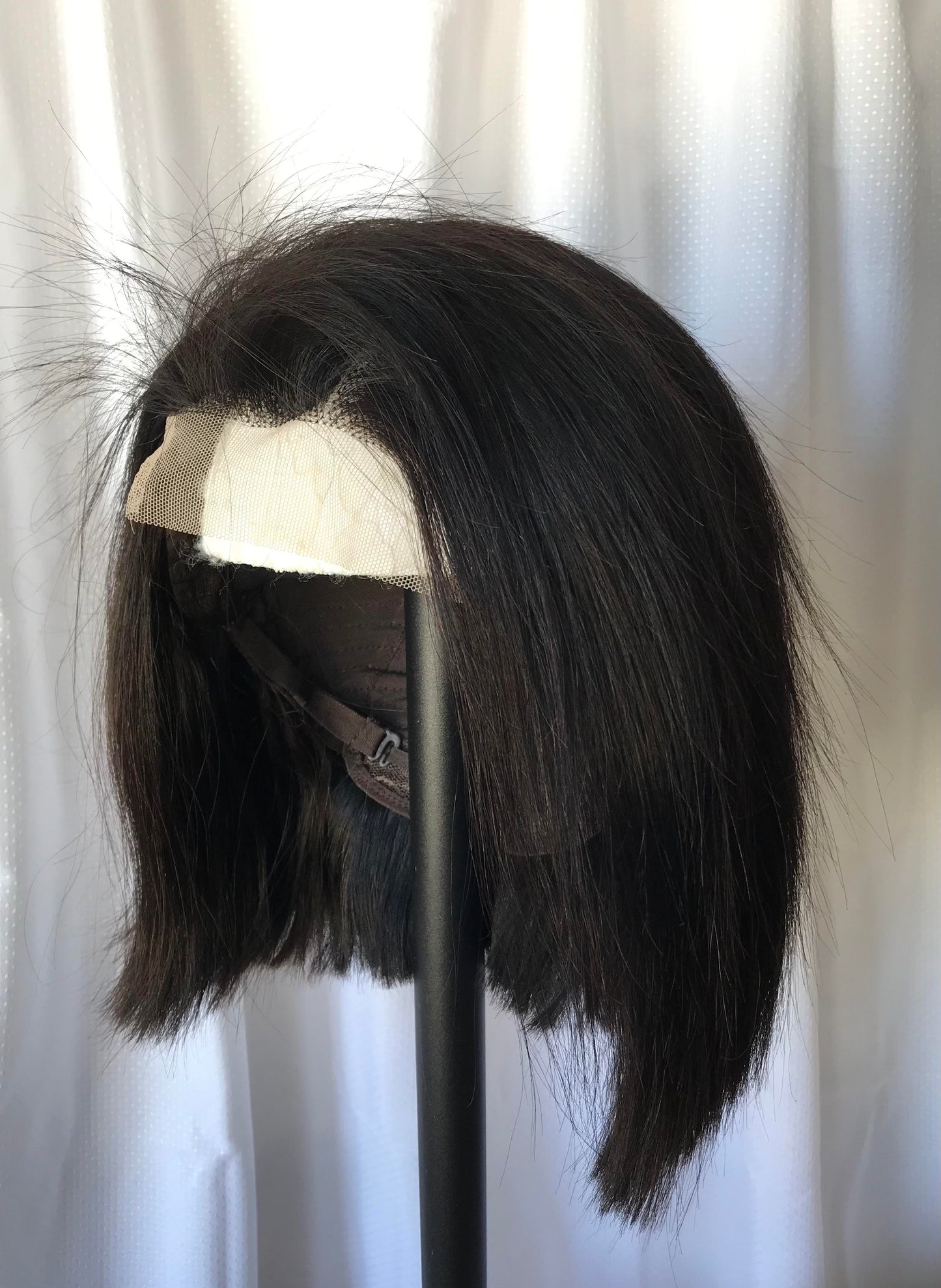 Bob  4 x  4 Lace Closure Natural Black
