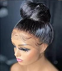 360 Full Lace Frontal Straight  Natural Black
